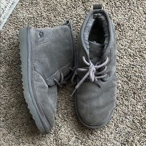 UGG Neumel Gray Ankle Boots